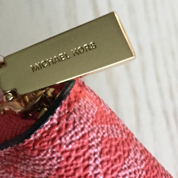 Michael Kors Jet Set Sangria Card Case - Picture 6 of 11